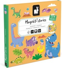 JANOD MAGNETI' STORIES BOOK DINOSAURS BRAND NEW 3-8 YEARS 30 X MAGNETS