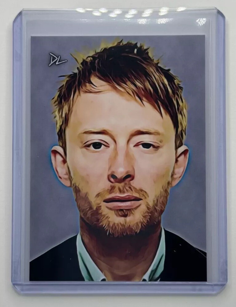 Thom Yorke Limited Edition Artist Signed "Radiohead" Trading Card 1/10