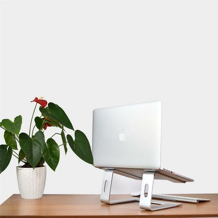 Ergonomic design aluminum laptop stand mount Riser Holder 10"~17" laptop Macbook - Image 3 of 4