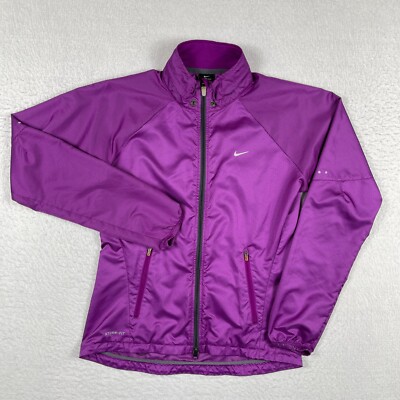 purple nike jacket womens