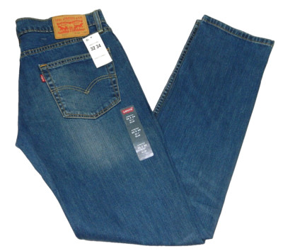 Men's Levi's Jeans NEW 511 Slim Stretch Premium Denim Tag & measured Size 32x34