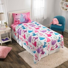 Disney Cinderella  Three Princesses, 3 Piece Twin Bed Sheet Set, New in Package