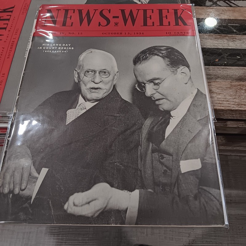 Newsweek vol. 6 no. 18 Nov. 2, 1935 " They don't see eye to eye."