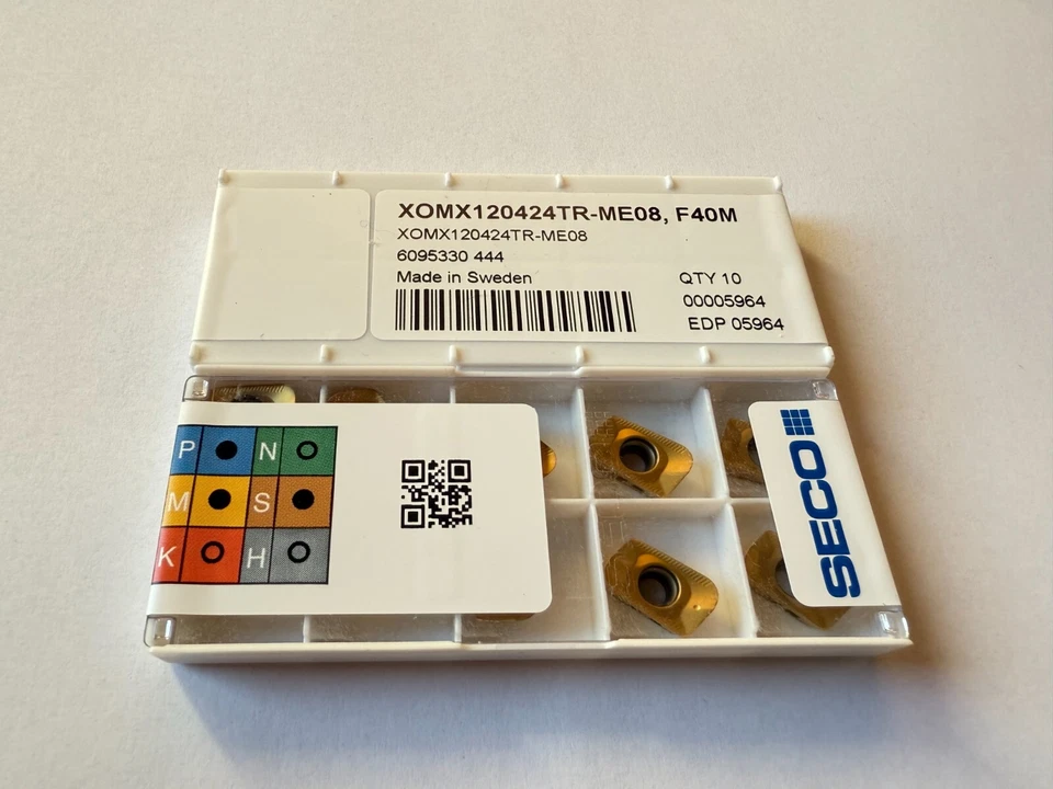10x SECO Wendeplatten XOMX 120424TR-ME08 F40M