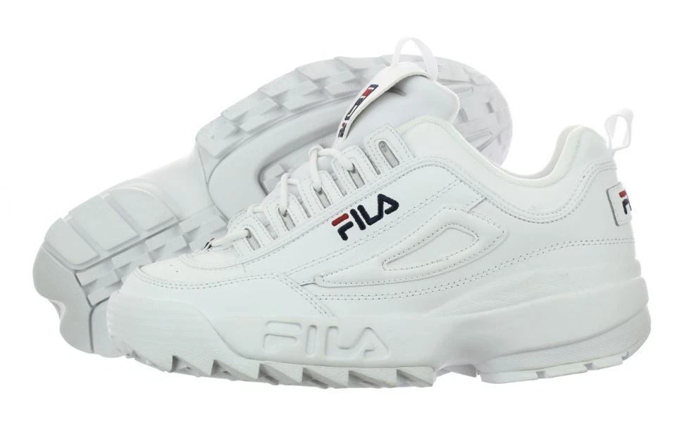 Gewoon Industrialiseren ga zo door FILA DISRUPTOR II 100% authentic Men&#039;s White Shoes FW01655-111 L | eBay