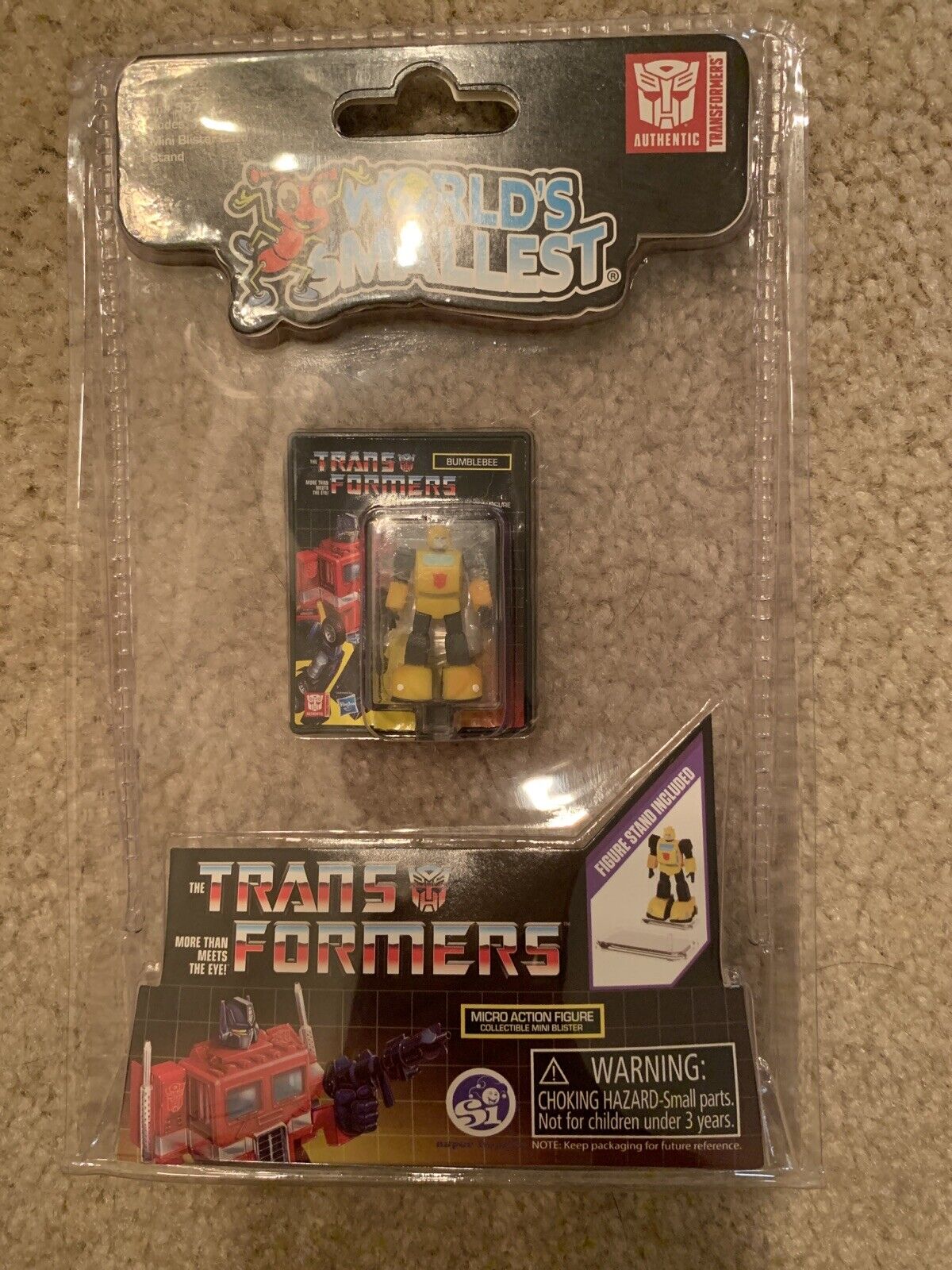 WORLDS SMALLEST TRANSFORMERS BUMBLEBEE IN HAND!!