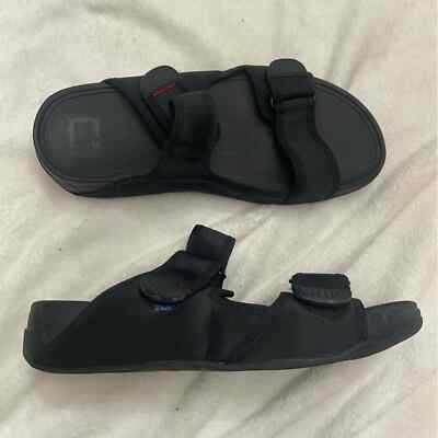 FitFlop Gogh Moc Mens Adjustable Leather Slides | eBay display picture 2