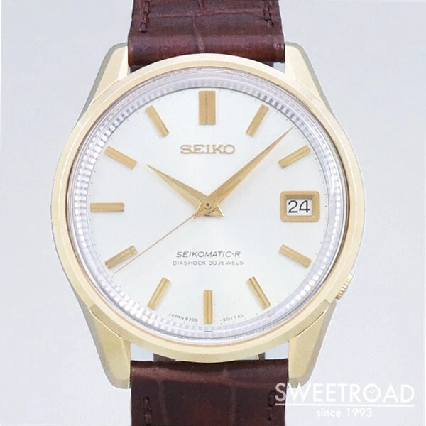 Seiko Seikomatic R Ref.8305 9010 Vintage SGP 30 Jewels Automatic Mens Watch Auth