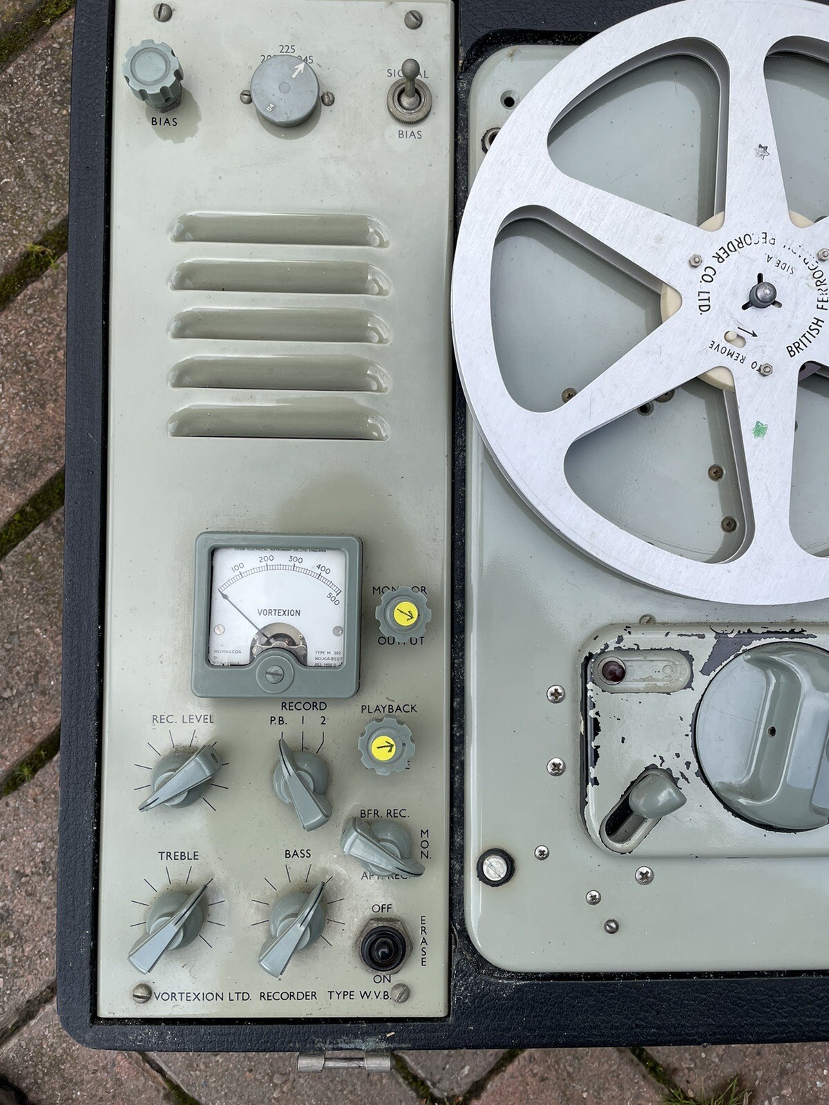 c1950s Vortexion Valve Reel to Reel Tape Recorder Type W.V.B eBay