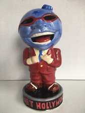 Planet Hollywood 10" Ceramic Suited Figure Vase Planter Holder Advertising Gift