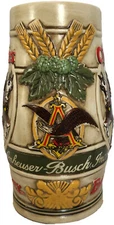 Budweiser Clydesdale Stein Mug Anheuser Bush. Handcrafted By Ceramarte.
