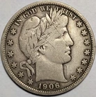 1906 barber half dollar 50c - free shipping