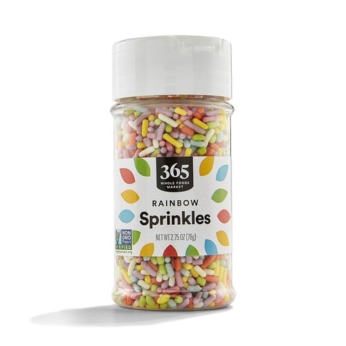 2.75 Ounce Jar of Rainbow Sprinkles - Gluten-Free Indulgence for Desserts