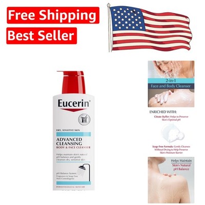 Fragrance-Free Advanced Cleansing Gel for Sensitive Skin - 16.9 fl. oz Bottle