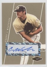 2007 Just Minors Justifiable Gold Auto 45/50 Casey Weathers #JF-47 Auto 0b2