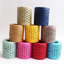 Raffia Paper Yarn 200M Craft Ribbon Rope Home Party DIY Gift