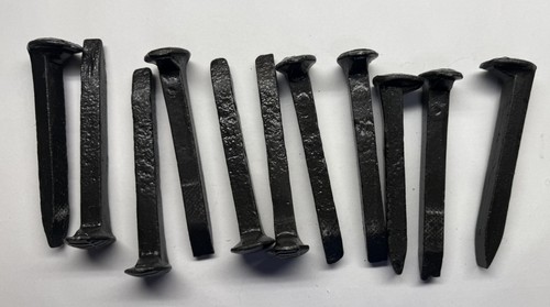 High Carbon 6.5" Railroad Spikes - Lot of 11