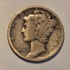 Very Good 1931 D Nicer Low Mintage Mercury Dime