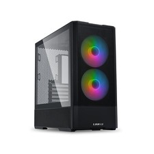 LIAN LI LANCOOL 207 Black / Steel / Tempered Glass ATX Mid Tower Computer Case -