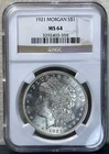 1921-P Morgan Silver Dollar PCGS MS64 Nice Eye Appeal Strong Strike