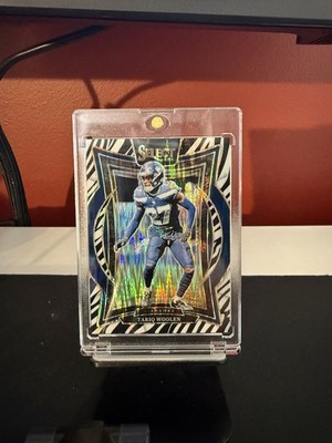 2024 Panini Select - Concourse Tariq Woolen #95 Zebra Prizm