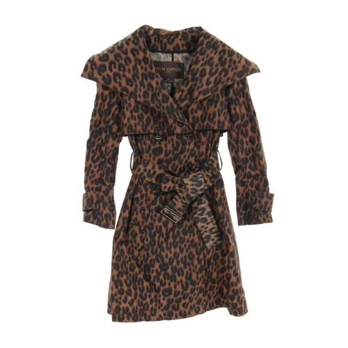 LOUIS VUITTON（LV） Cappotto Louis Vuitton Donna Marrone Nero Nylon Condizione B Autentico Japa