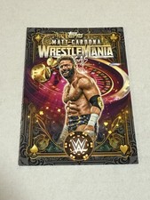 Matt Cardona Exclusive WWE Topps Card Wrestlemania Las Vegas 2026