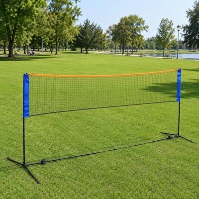 Multifunktionales Badminton Tennis Volleyball Netz Mit Stativ Für Draußen