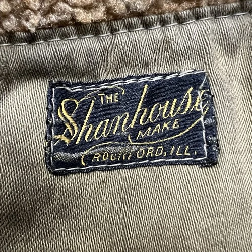 Vintage 30s 40s Shanhouse Make Barnstormer Jacket Coat Sherpa Lined Mens Small image 6
