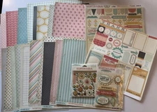 My Mind's Eye, Nostalgia, 12x12" Scrapbook Set w/ Embellishments