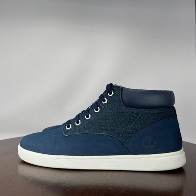 Timberland Groveton Chukka Boot Men Navy Nubuck Leather Sneaker Combat  A16DD
