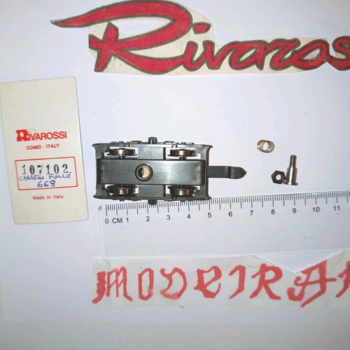 RIVAROSSI RICAMBI-107102 CARRELLO COMPLETO FOLLE X 668 1:80 | Zustand: Nuovo