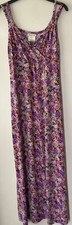 KIM&CO DRESS SMALL PETITE (SP) SLEEVELESS PURPLE/PINK FLORAL.EXCELLENT CONDITION