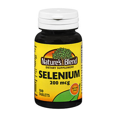 Selenium 200 mcg 100 Tabs By Nature's Blend