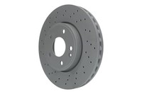 ATE Bremsscheibe Scheibenbremse 2X FüR Mercedes 24.0128-0262.1