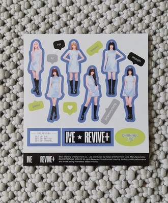 Kpop IVE [REVIVE+] The 2nd Album Spoilers ver. Sticker Sheet - UK