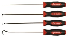 13091 ProGrip Miniature Long Pick Set, Black Oxide Finish, 4 piece