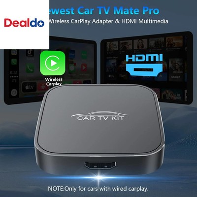 Car TV Kit Mate Pro with Wireless CarPlay Adapter 2025 New HDMI Multimedia Adapt