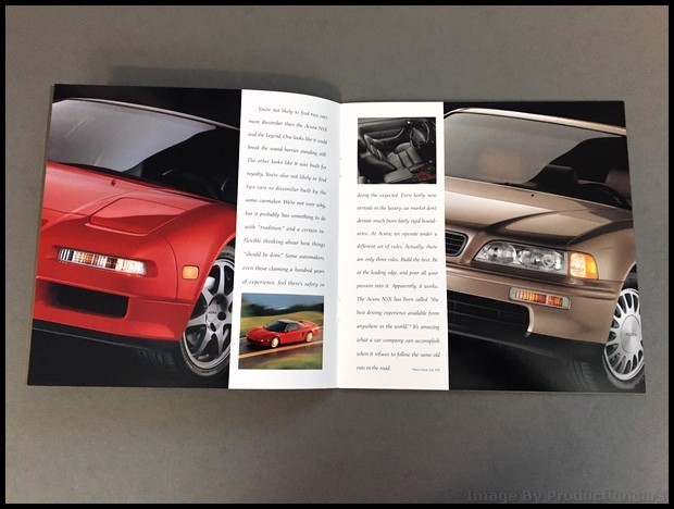 1994 Acura 22-page Vintage Car Sales Brochure Catalog - NSX Legend