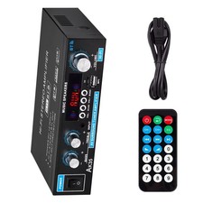 AK35 Mini Bluetooth 5.0 Stereo Audio Amplifier Car Home HiFi Music USB FM AMP