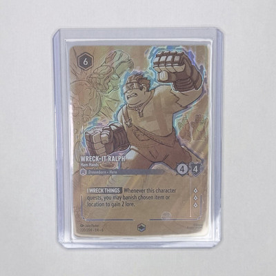 Disney Lorcana TCG Wreck-It Ralph 220/204 Enchanted Foil EN Azurblaues Meer