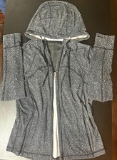 lululemon athletica Women's Gray Hooded Full Zip Slim Jacket Size 4