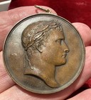 Vintage Napoleon Inauguration of the Legion of Honor Bronze Medal Pendant — photo 1