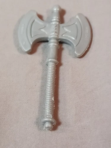 1980's HE-MAN Vintage MOTU FIGURE Nice BATTLE AXE Weapon ACCESSORY GEAR Taiwan