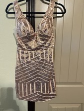 Women’s Size 4 Gold Sequins Dress