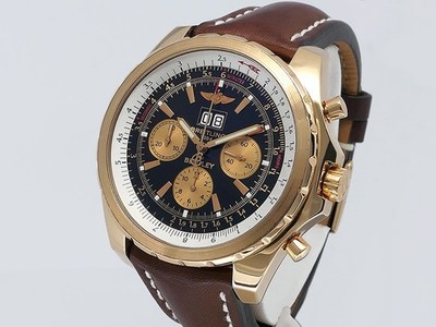 Breitling Bentley 6.75 Chronograph LE H44363 18k Rose Gold 48.7mm $28,500 LN