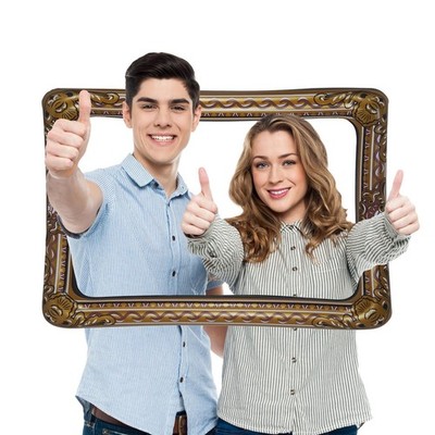 Lustiger aufblasbarer Selfie-Rahmen Photo Booth Requisiten Riesiger Bilderrahmen