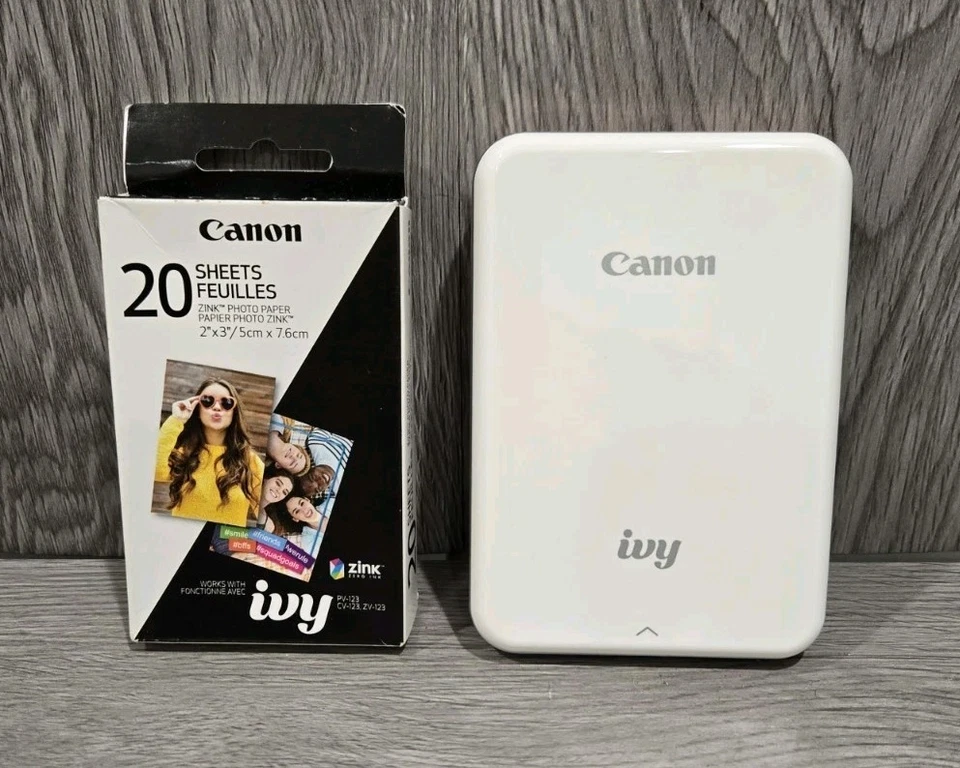 Canon Ivy Mini Mobile Photo Printer Rose Gold - No Charger & 1pk Of 20 Sheets - Image 2 of 4