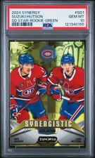 2024 Duos Stars and RC Nick Suzuki, Lane Hutson #SD-1 Red /499 (RC) Gem 10 POP 2