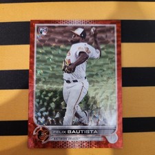 2022 Topps Update Red Foil Felix Bautista RC 123/199 Baltimore Orioles #US225